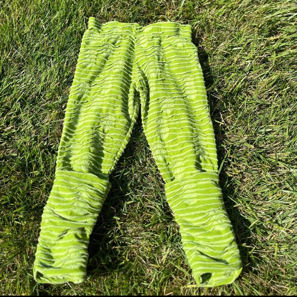 Matilda Jane Sugarland Pistachios Ruffle Tier Polka-dot Leggings, HTF